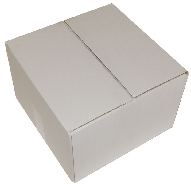 Caisse carton américaine 350x250x150 blanc Caisses carton américaines