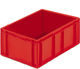 9237.V00.246 Rouge - H.235mm - 45 Litres - Parois pleines - Fond plein lisse (21045R)