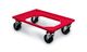 8400.500.205 Rouge - Chariot à 2 roues pivotantes et 2 roues fixes polyamide - 250kg